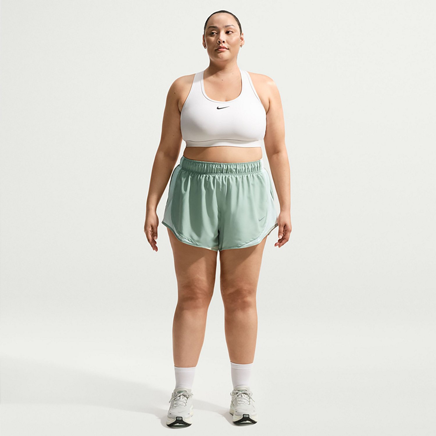 Nike Women's Tempo Dri-FIT Mid Rise Plus Size Running Shorts 3 in - view number 4