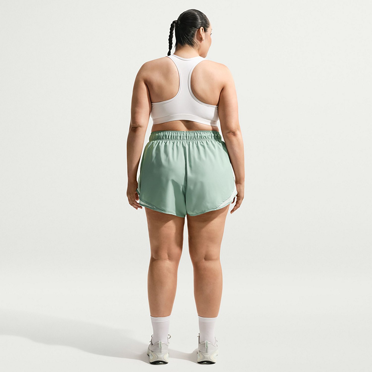 Nike Women's Tempo Dri-FIT Mid Rise Plus Size Running Shorts 3 in - view number 5