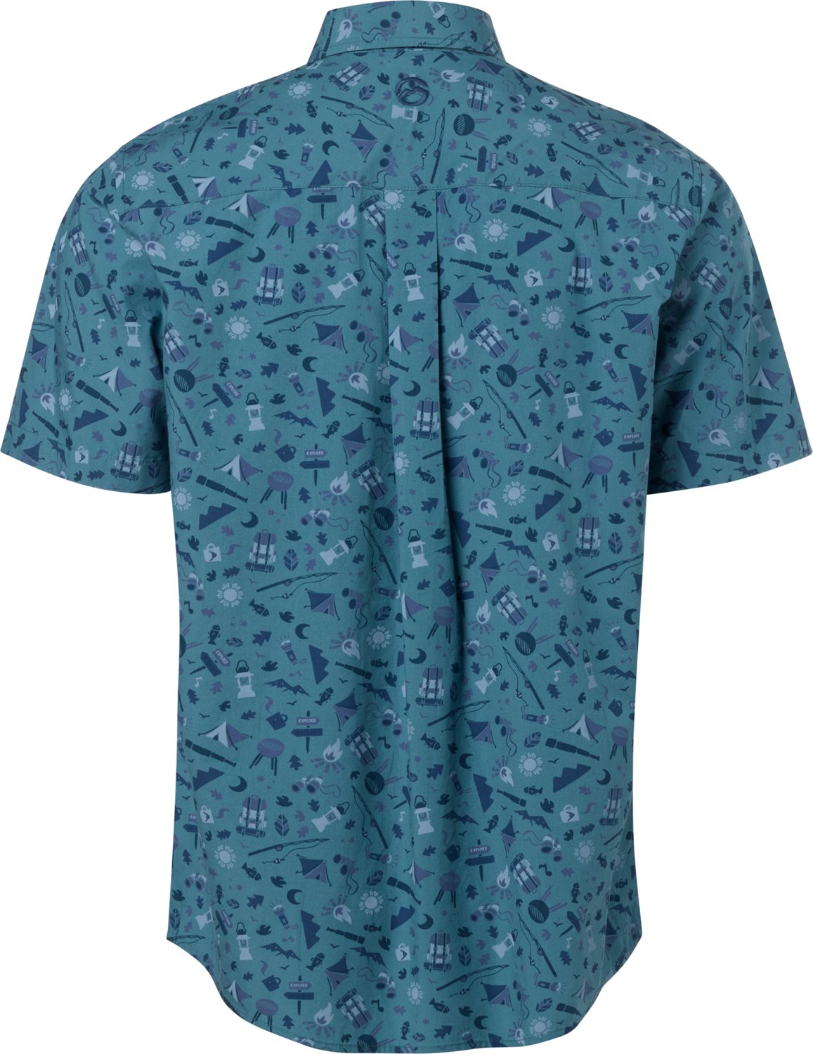 Magellan Outdoors Men's Summerville Print Short Sleeve Shirt - view number 2