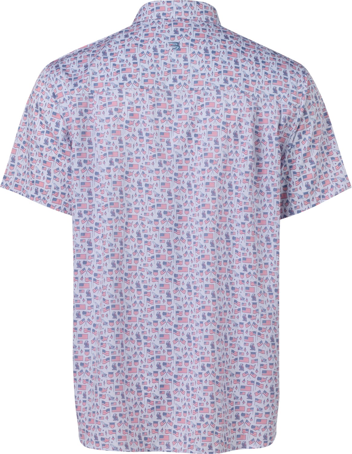 BURLEBO Men's Performance Button-Up Short Sleeve Shirt                                                                           - view number 6