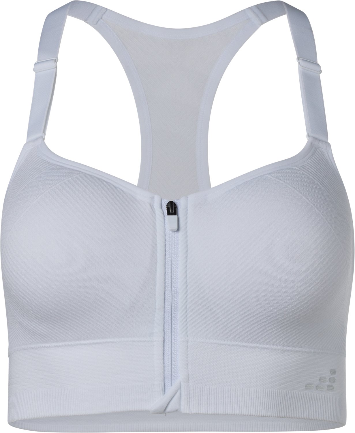 BCG Women's Mid Seamless Molded Zip Front Bra