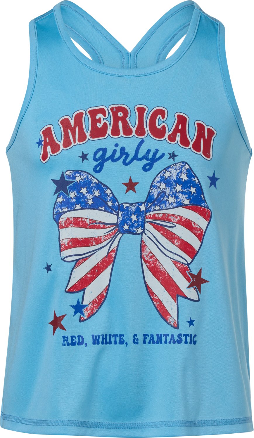 BCG Girls' Training Turbo American Girly Tank