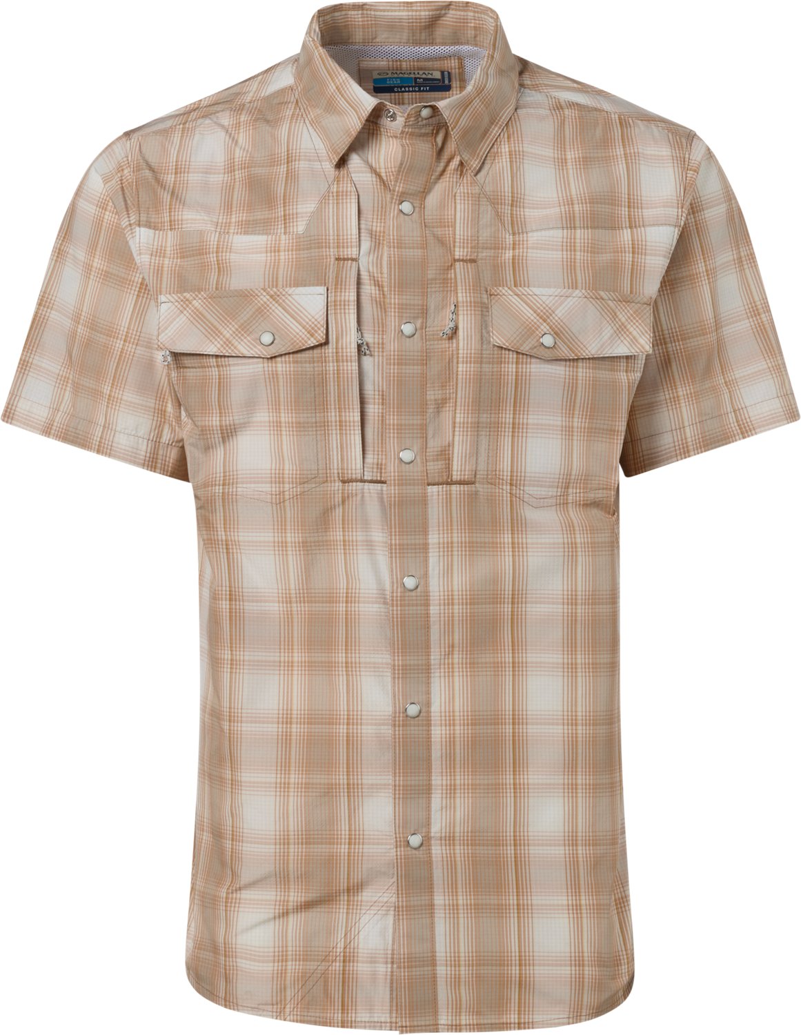 Magellan Men's Pecos River Plaid Short Sleeve Shirt