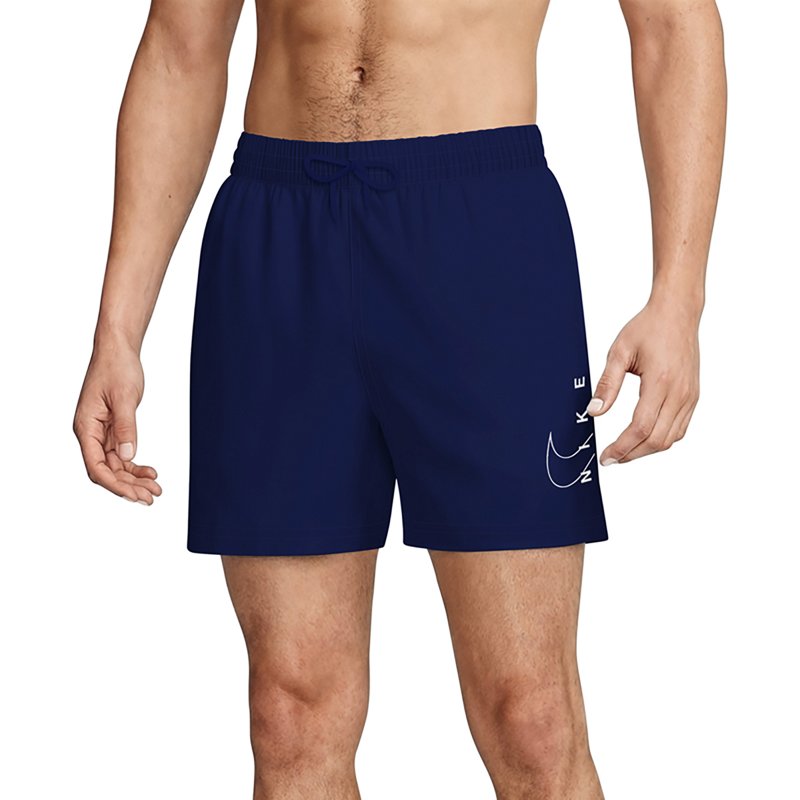 Nike Men's Breaker 5" Brief Lined Volley Swim Trunks, XXL, Midnight Navy