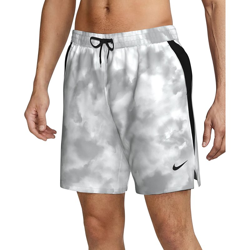 Nike Men's Contend Essential 7" Boxer Volley Swim Trunks, Large, Wolf Grey