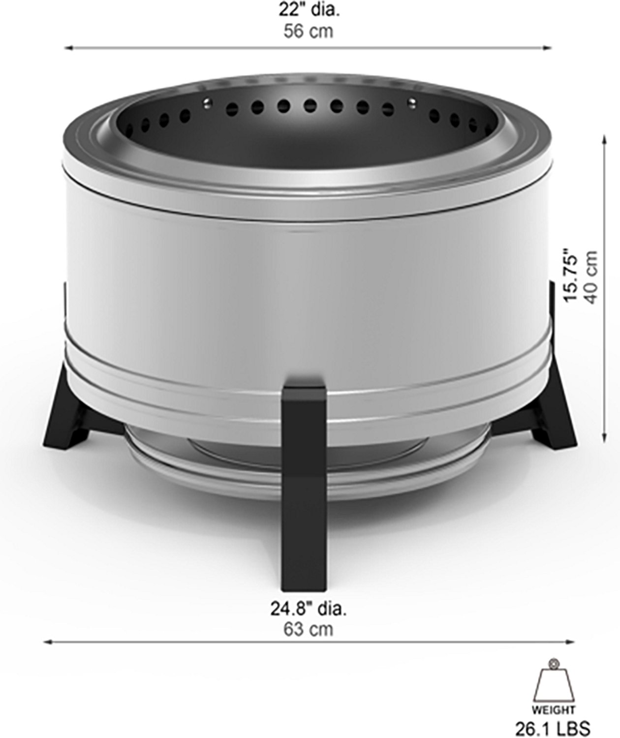 Mosaic Smokeless Fire Pit - view number 4