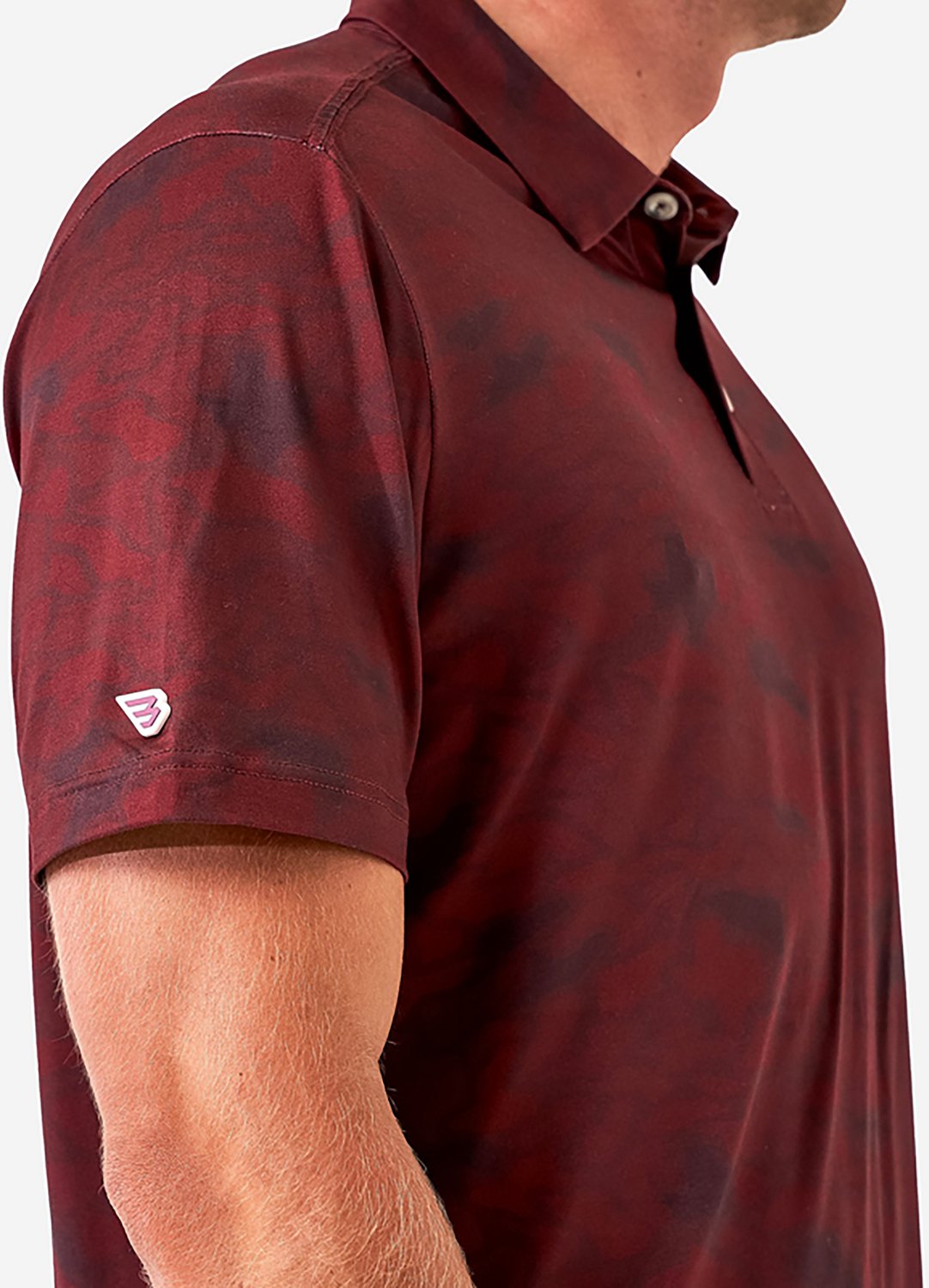 BURLEBO Men's Texas Pride Performance Polo Shirt - view number 3