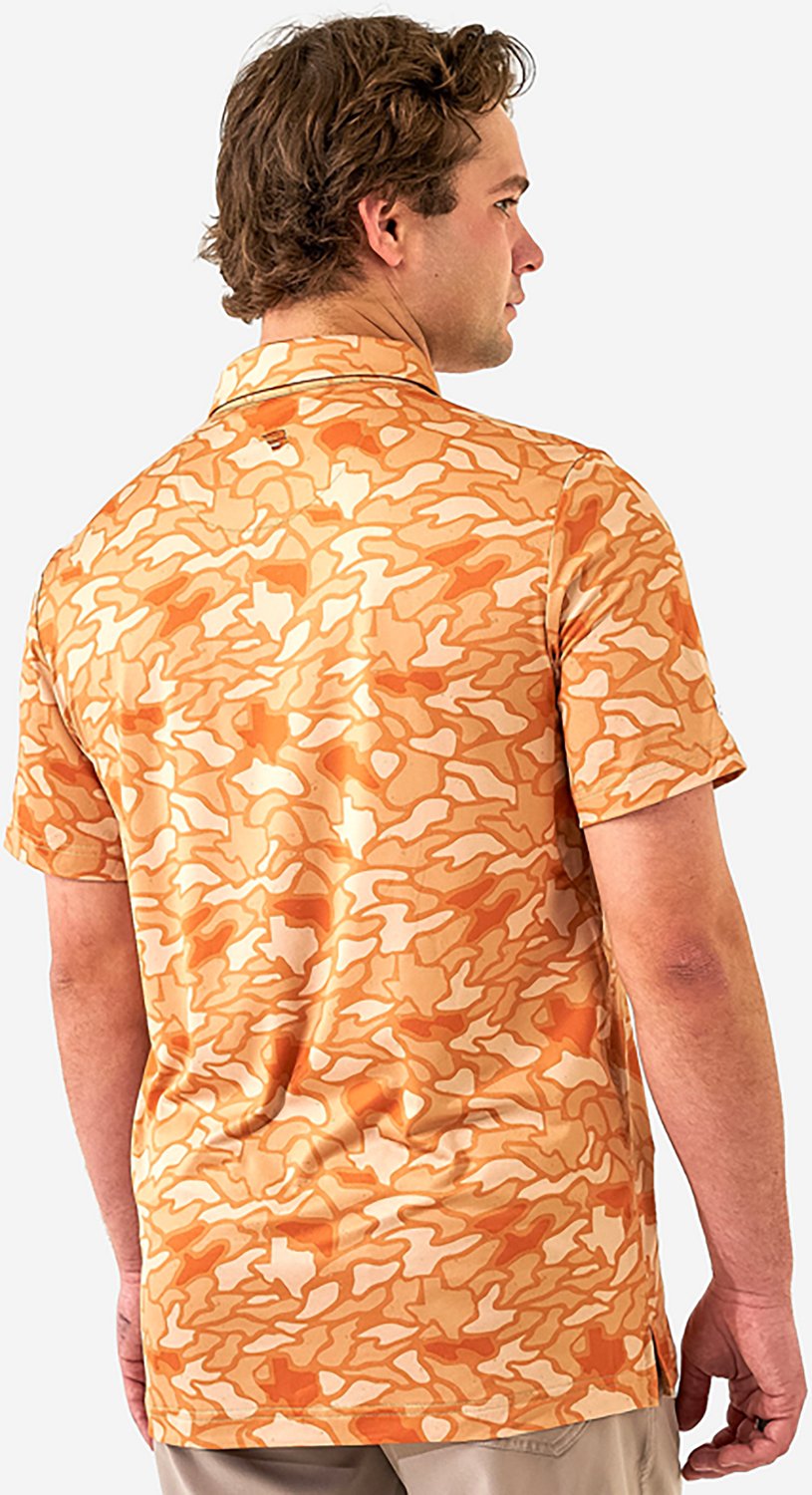 BURLEBO Men's Texas Pride Performance Polo Shirt - view number 2