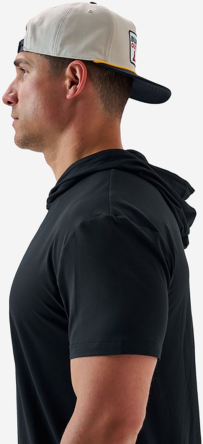 BURLEBO Men's Short Sleeve Performance Hoodie - view number 3