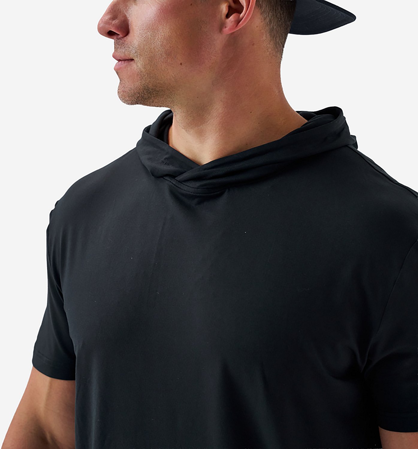 BURLEBO Men's Short Sleeve Performance Hoodie - view number 4