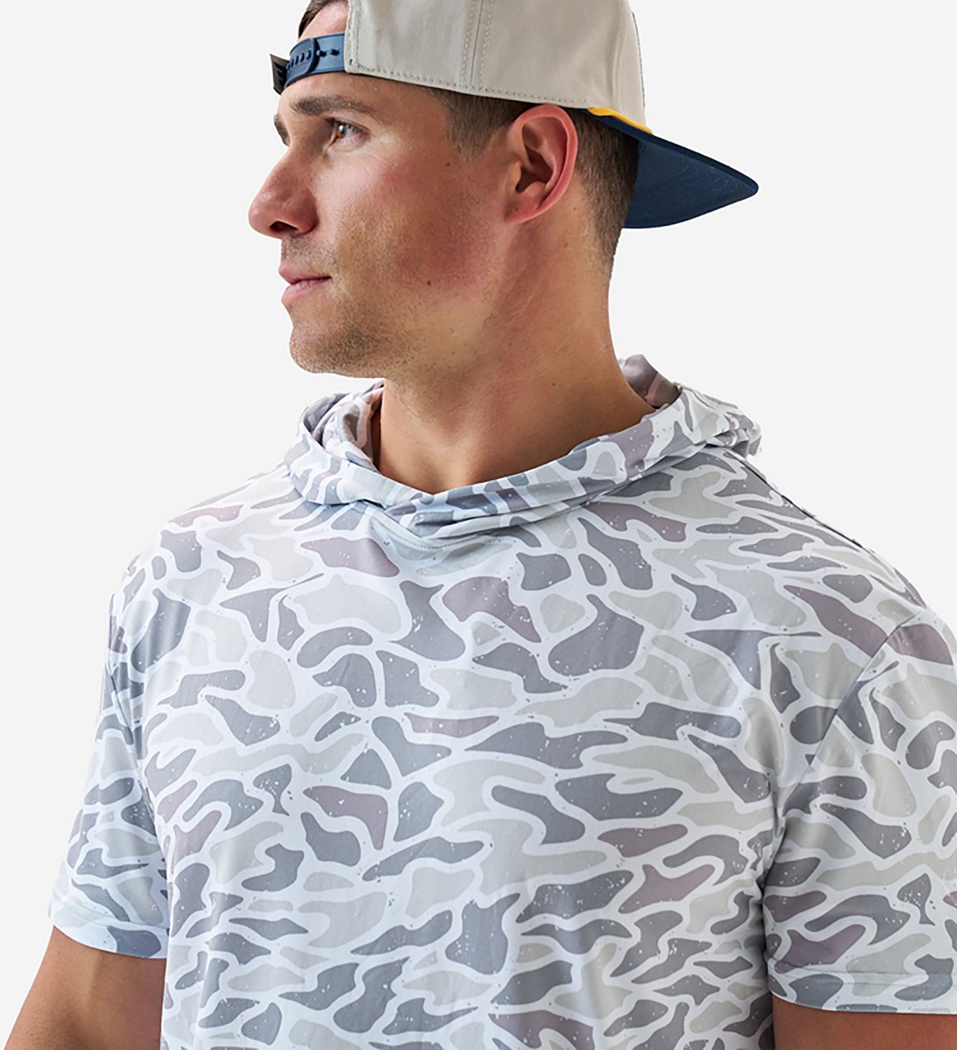 BURLEBO Men's Short Sleeve Performance Hoodie - view number 5