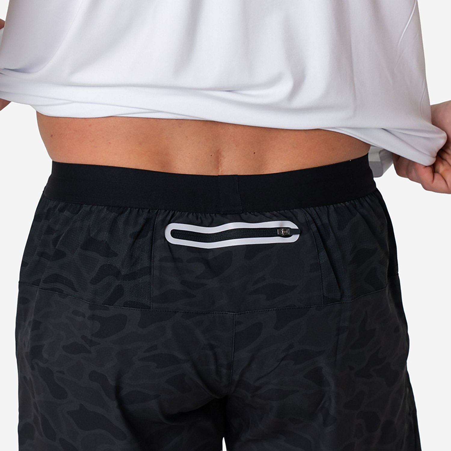 BURLEBO Men's Classic Deer Camo Training Shorts 5.5 in - view number 5