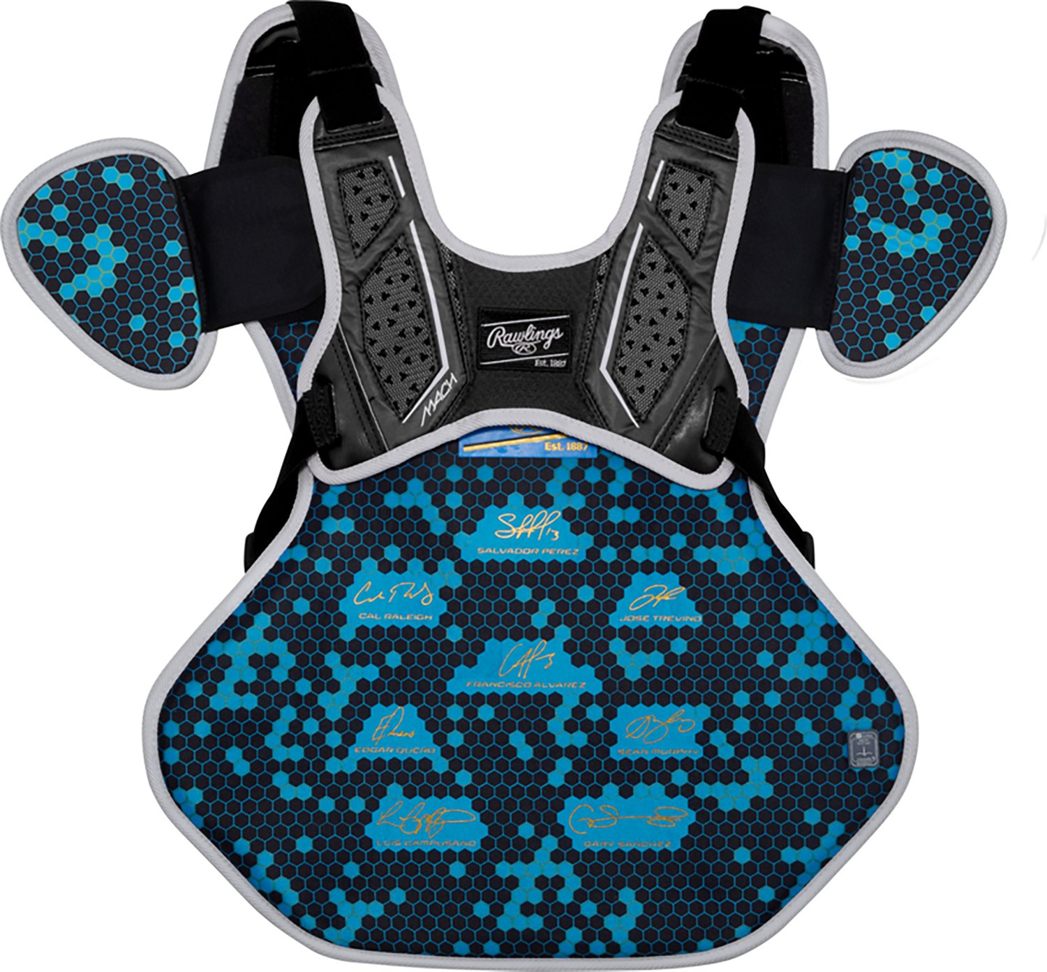 Rawlings Adults' Mach Pro Series Adjustable Fit Chest Protector