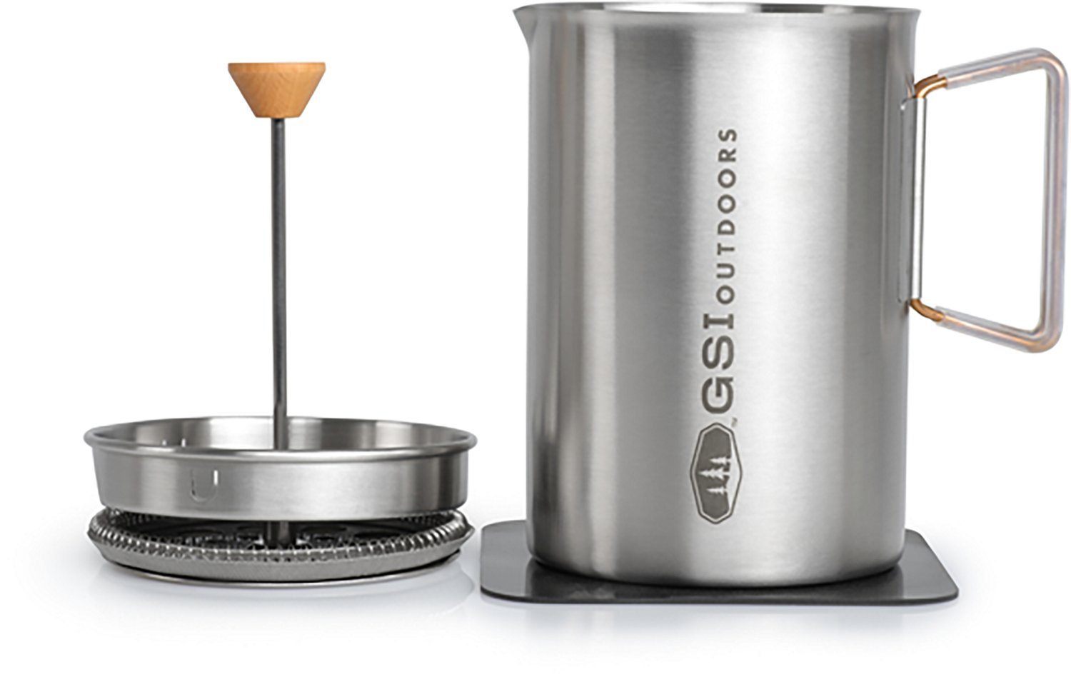 GSI Outdoors Glacier Stainless 40 oz. Stovetop Javapress - view number 2