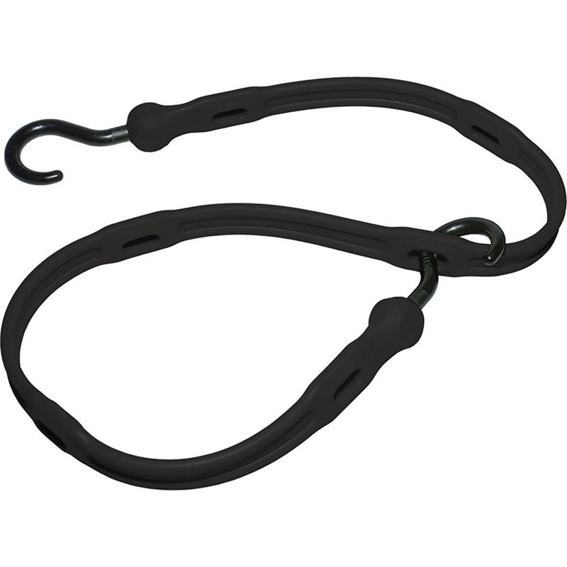 The Perfect Bungee | Poly-Strap Adjustable Bungee Strap Tie Down: - Molded Nylon Hook Ends, Black | Part #AS36BK