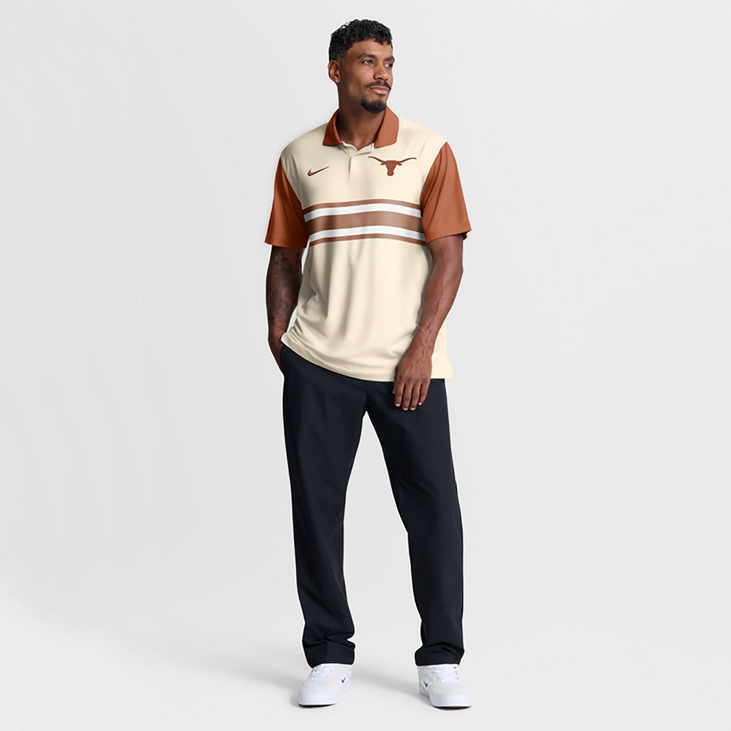 Nike Texas Longhorns Primetime Campus Vapor Performance Polo                                                                     - view number 3