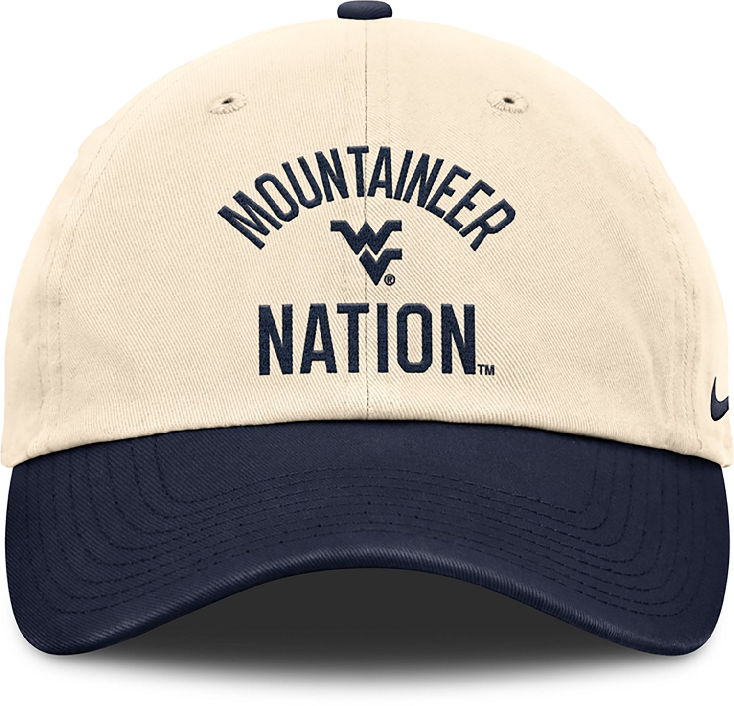 Nike Men's West Virginia University Club Primetime Slogan Cap - view number 2