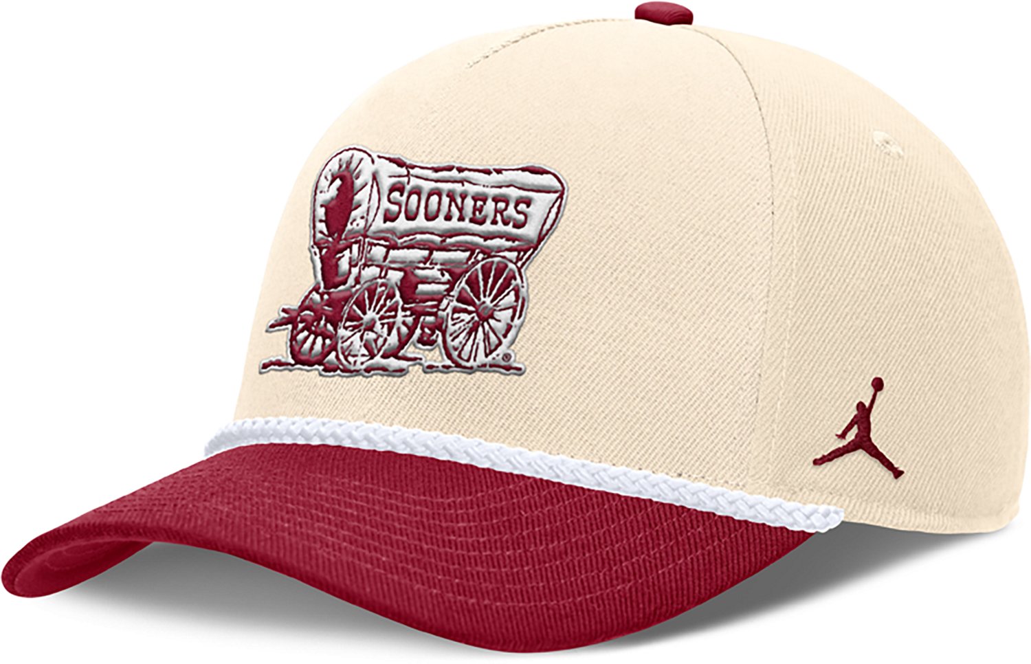 Jordan Men's University of Oklahoma Rise Primetime Rope Cap