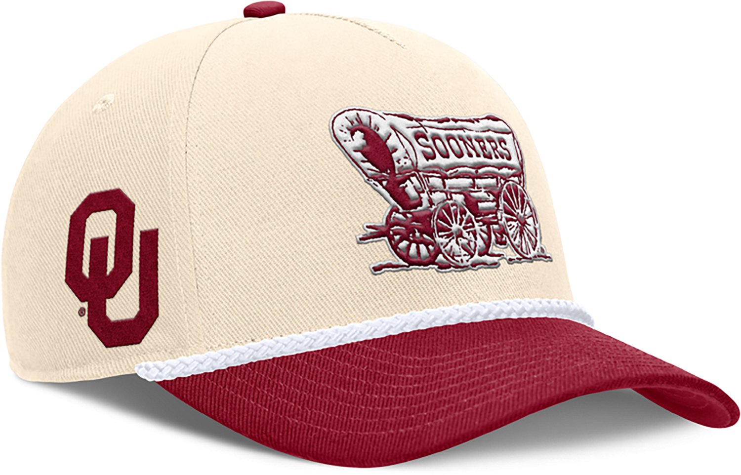 Jordan Men's University of Oklahoma Rise Primetime Rope Cap