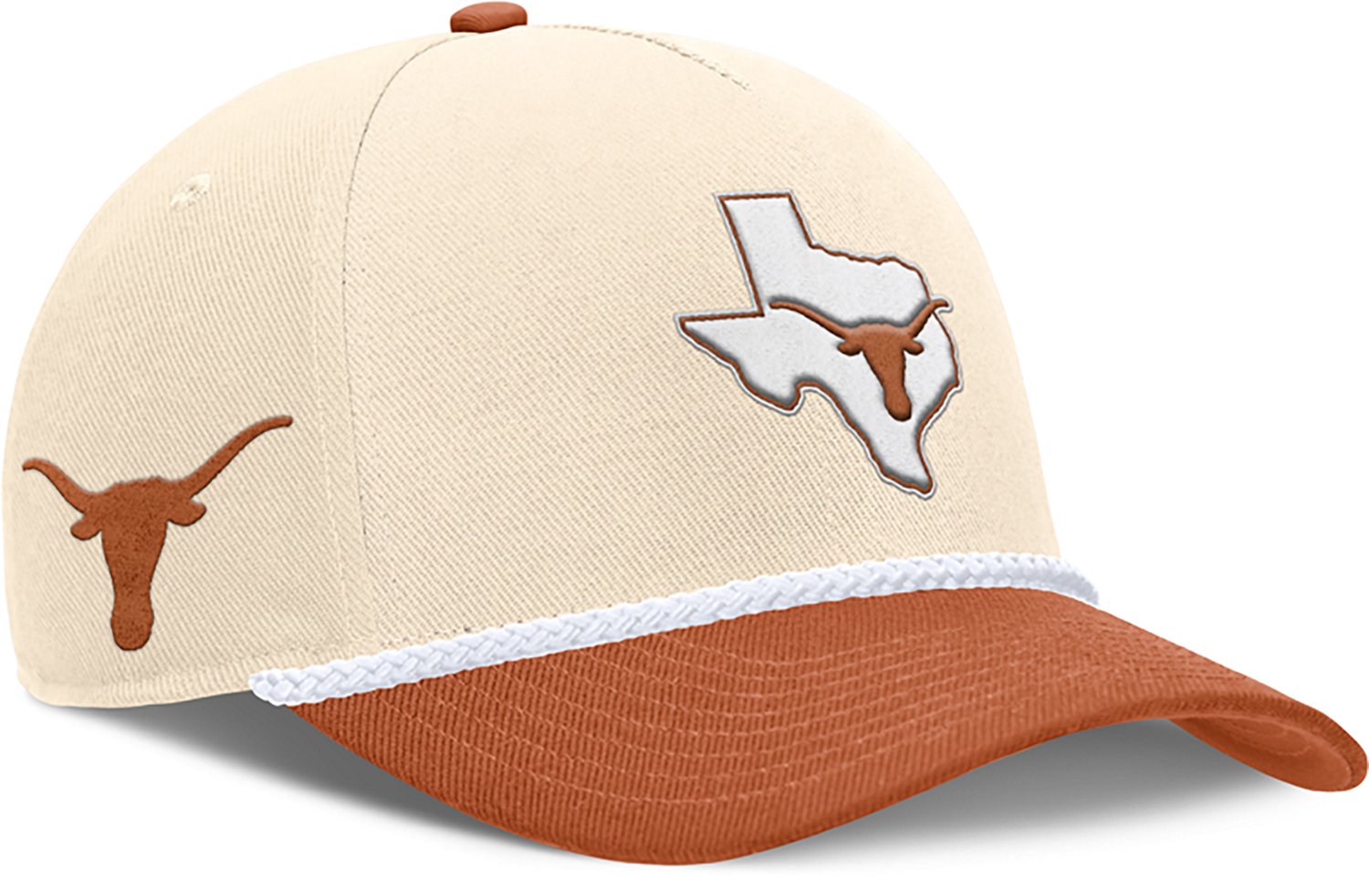 Nike Men's University of Texas Rise Primetime Rope Cap