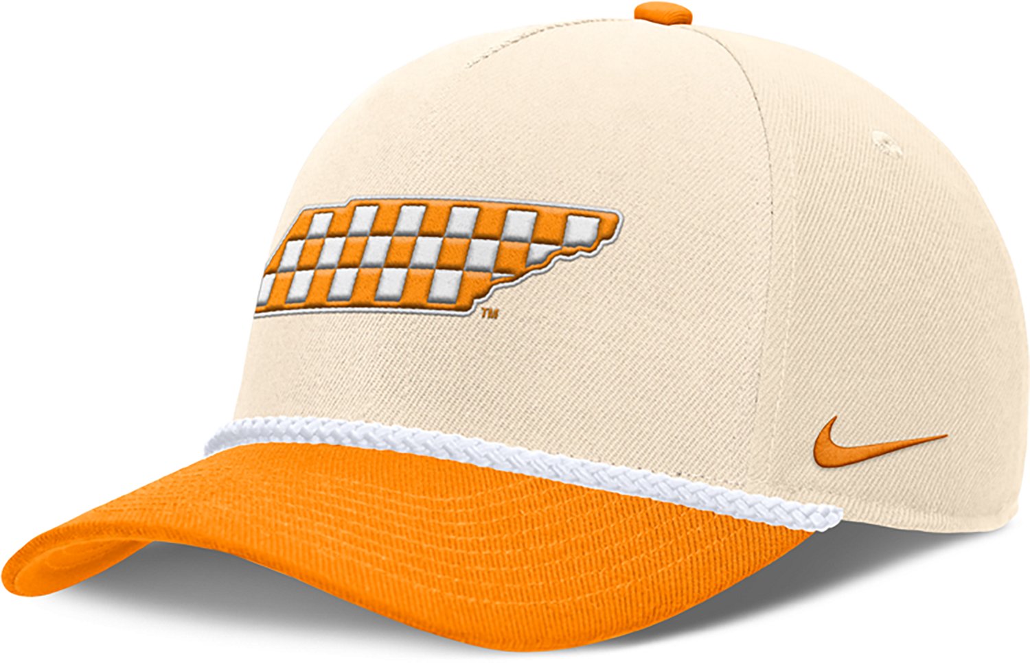 Nike Men's University of Tennessee Rise Primetime Rope Cap