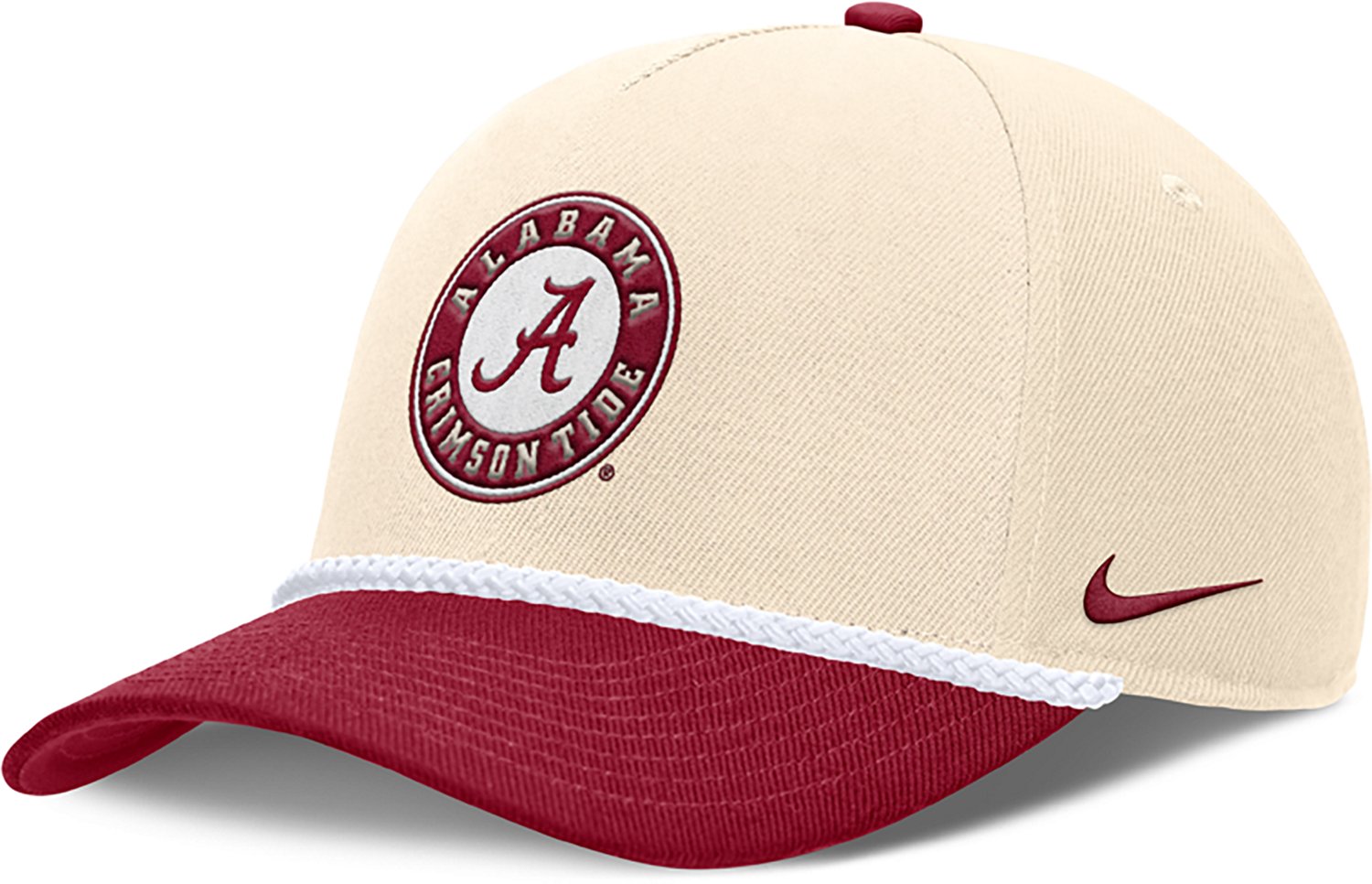 Nike Men's University of Alabama Rise Primetime Rope Cap