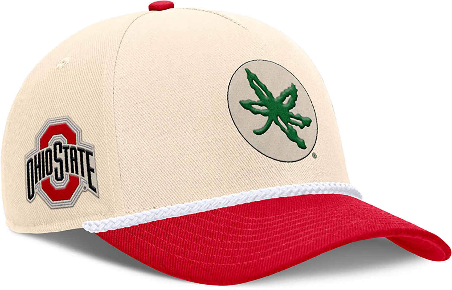 Nike Men's Ohio State University Rise Primetime Rope Cap - view number 3