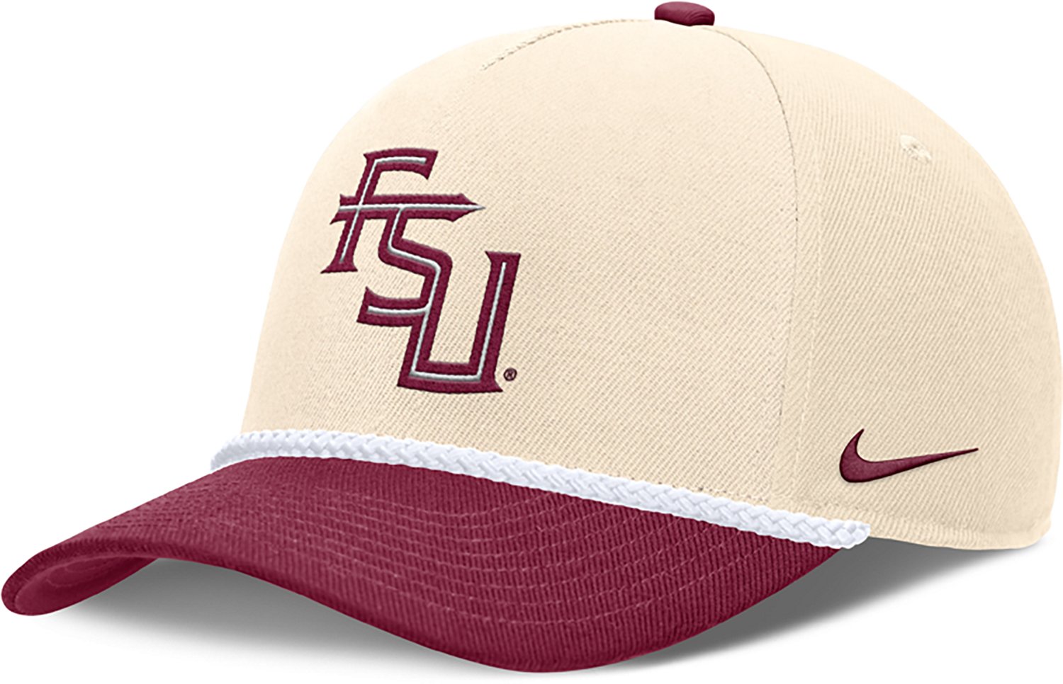 Nike Men's Florida State University Rise Primetime Rope Cap