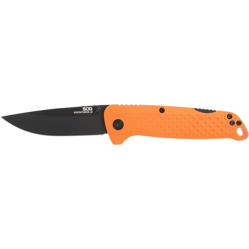 -13-11-02-43 Adventurer Lock Back Folding Knives - Orange Plus Black, Orange