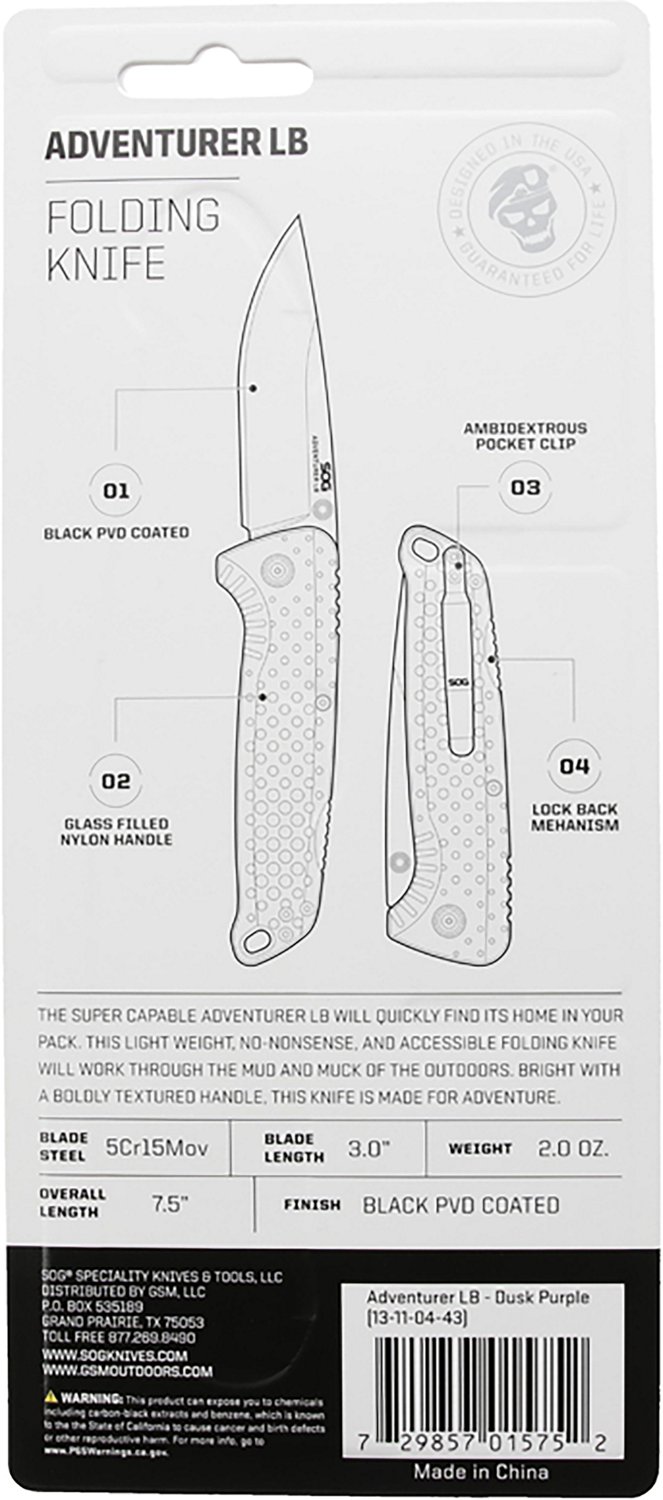 SOG Adventurer Folding Knife - view number 8