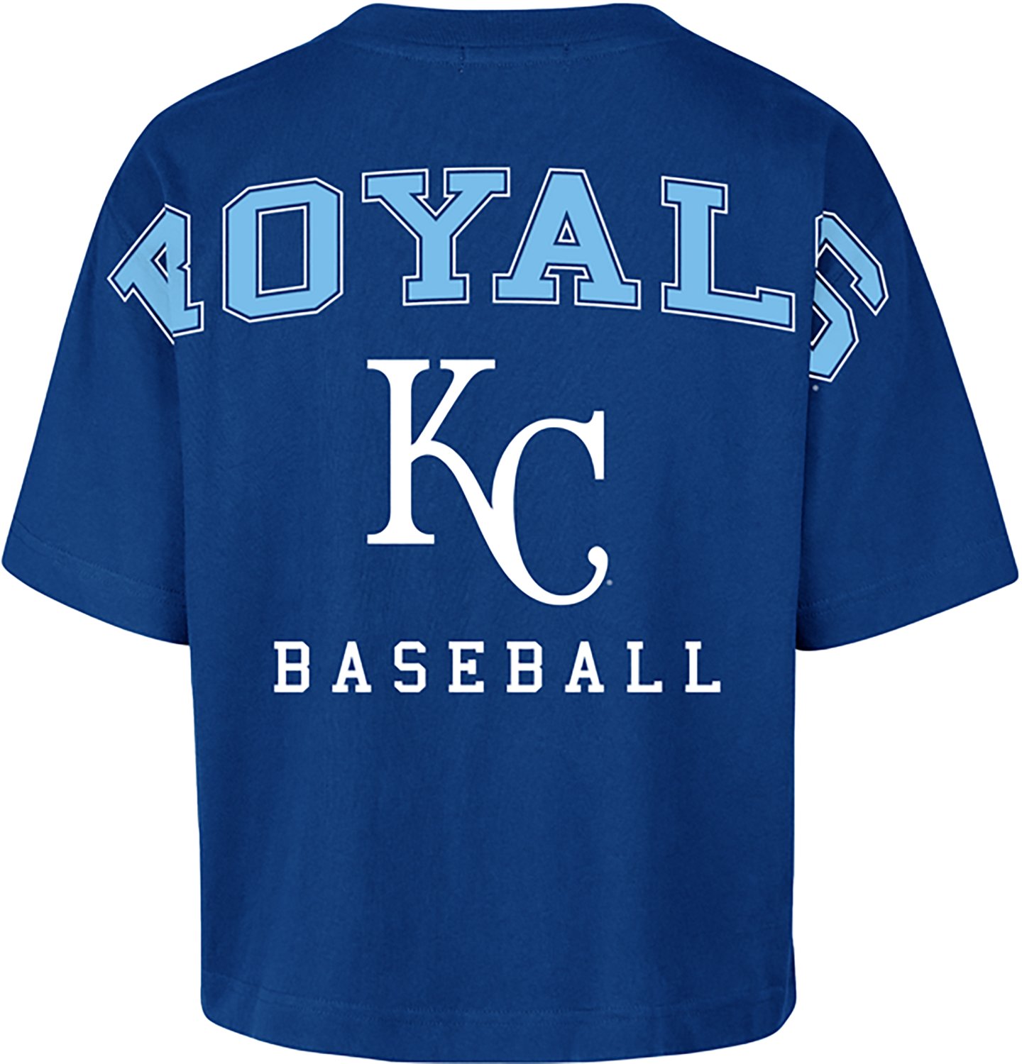 '47 Kansas City Royals Women's Back Out Foundation Crop Graphic T-shirt - view number 2