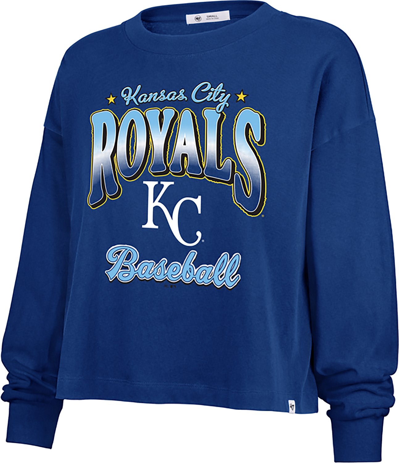 '47 Kansas City Royals Women's Vibe Check Sydney Long Sleeve Graphic T-shirt