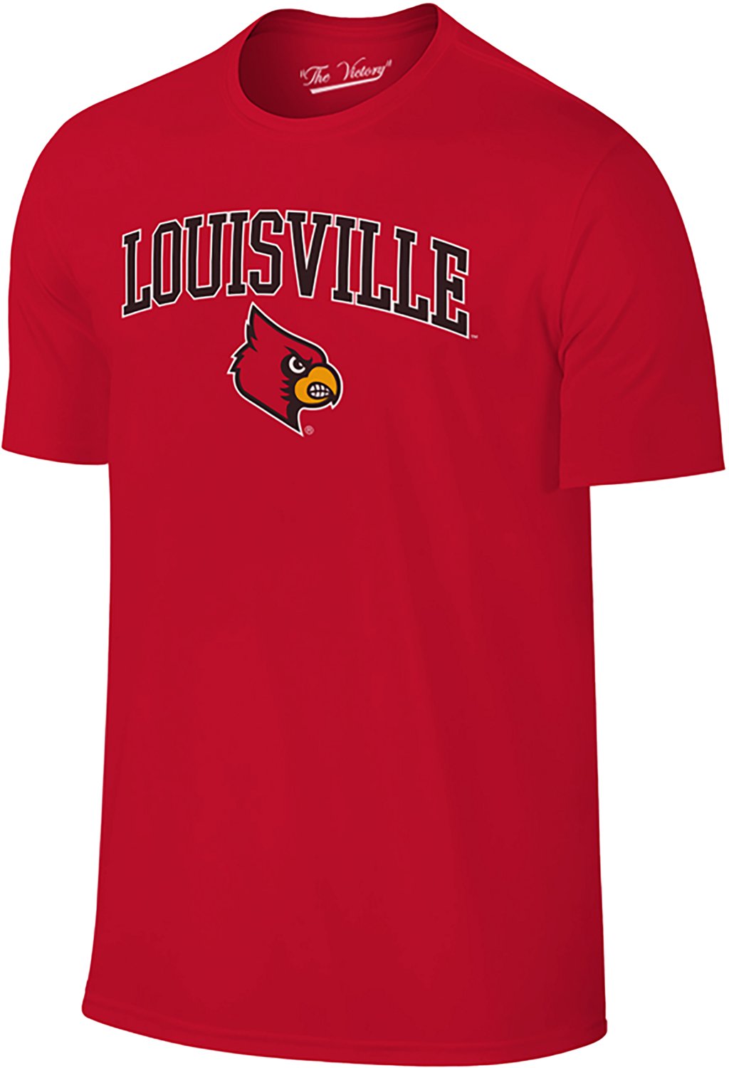 The Victory Men's University of Louisville Arch Over Mascot T-shirt