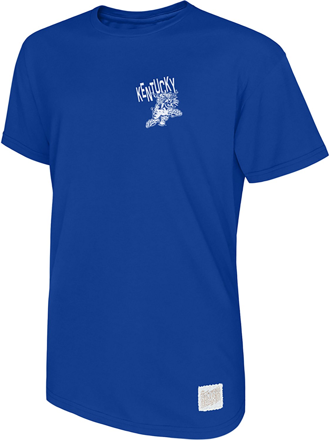 Retro Brand Men's University of Kentucky Checkered Mascot Loop DS T-shirt - view number 2