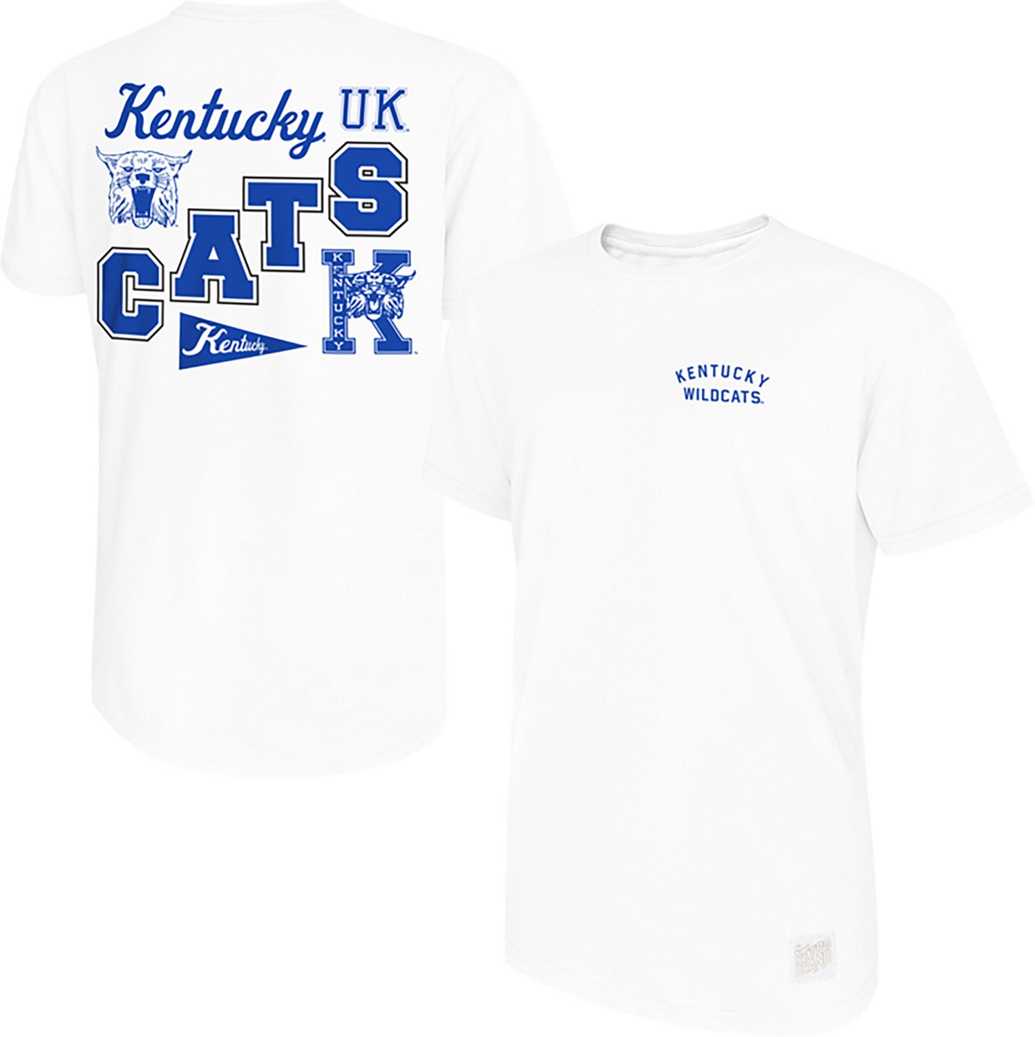 Retro Brand Men's University of Kentucky Diagonal Cats DS T-shirt