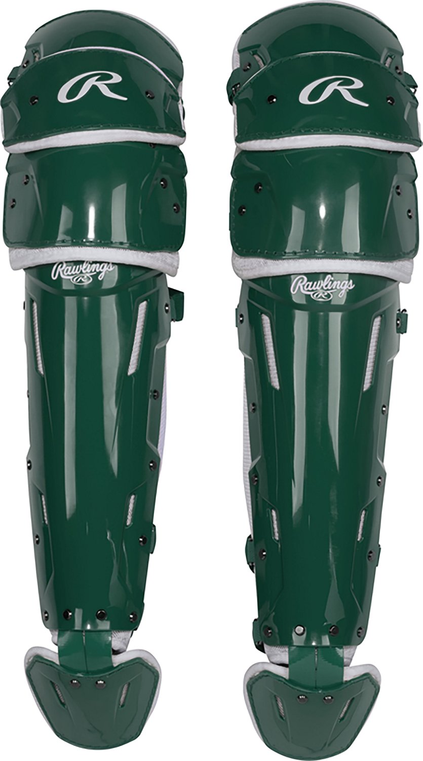 Rawlings Kids' Mach Pro Series Adjustable Fit Catcher's Leg Guards