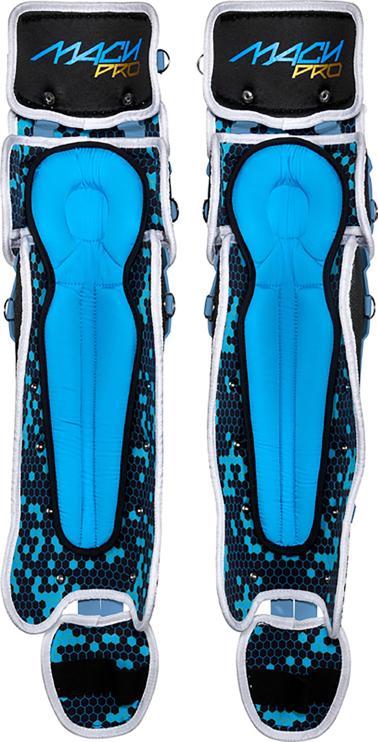 Rawlings Kids' Mach Pro Series Adjustable Fit Catcher's Leg Guards