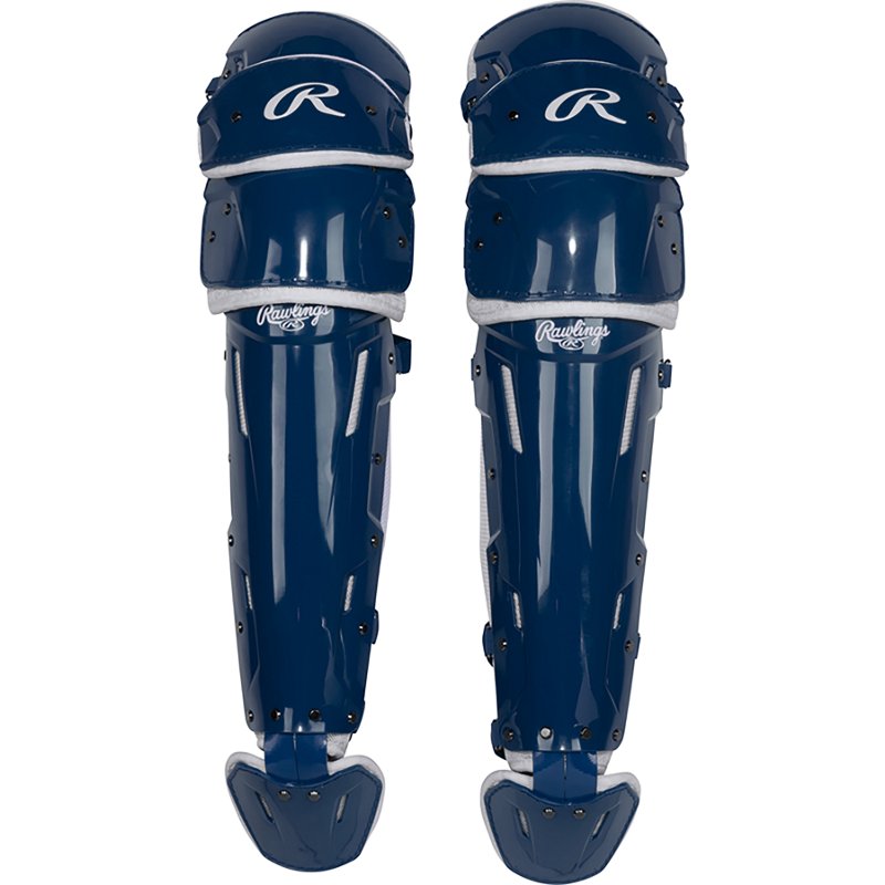 Rawlings Kids' Mach Pro Series Adjustable Fit Catcher's Leg Guards