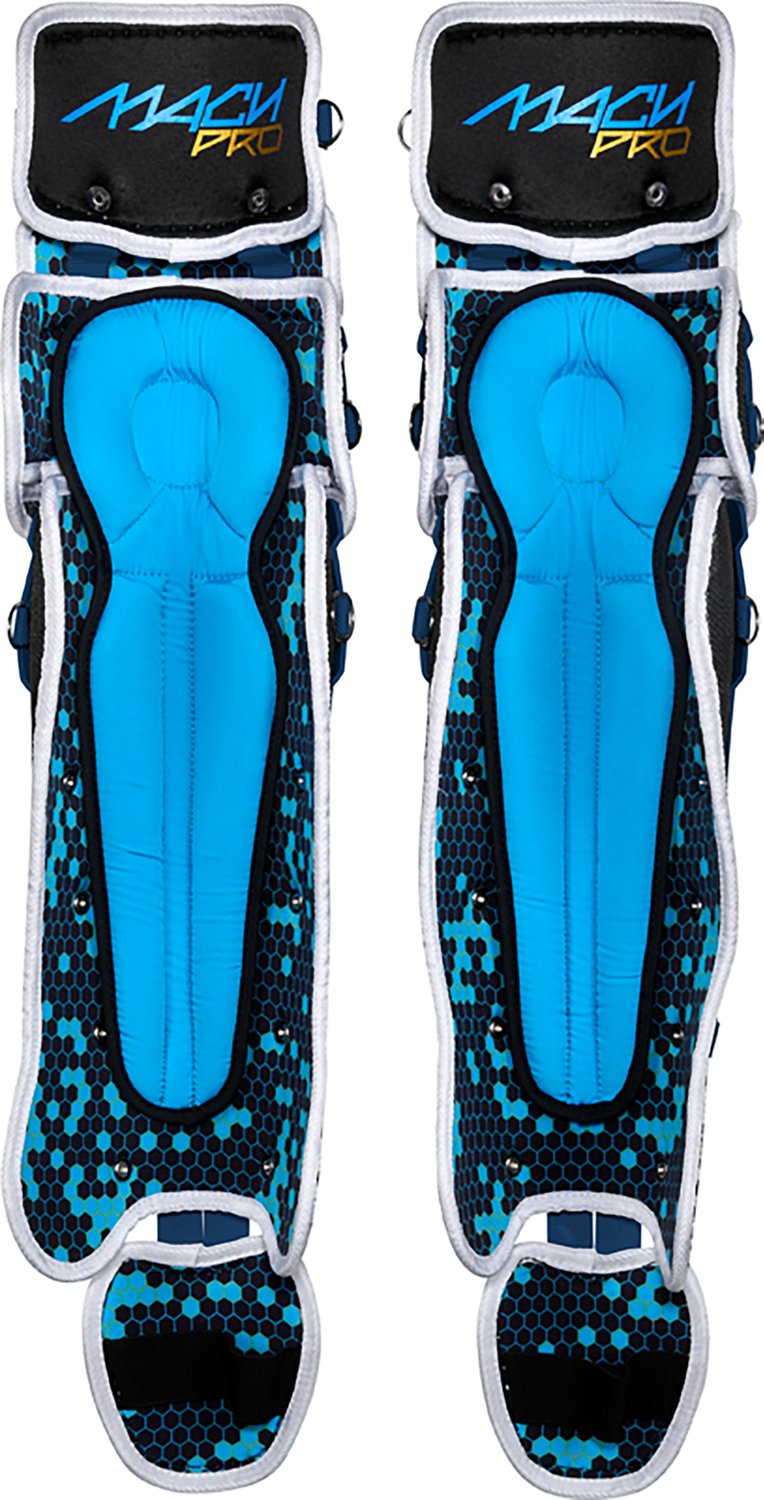 Rawlings Kids' Mach Pro Series Adjustable Fit Catcher's Leg Guards - view number 2