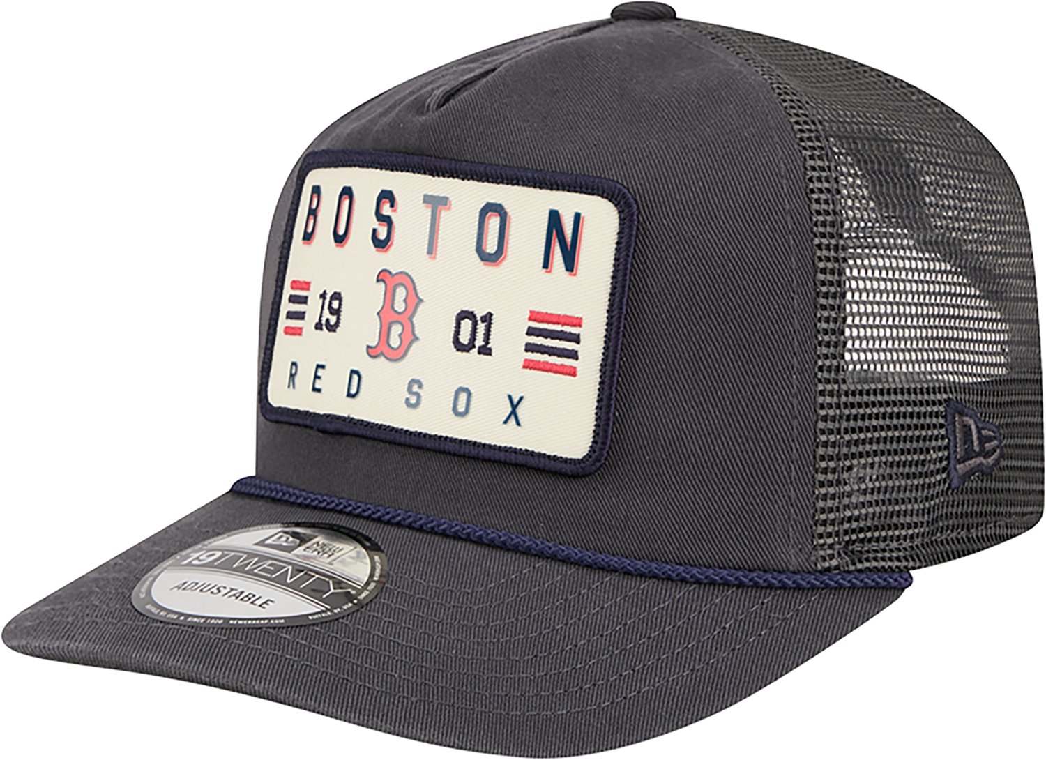New Era Men's Boston Red Sox Washed 19TWENTY Rope Golfer Cap