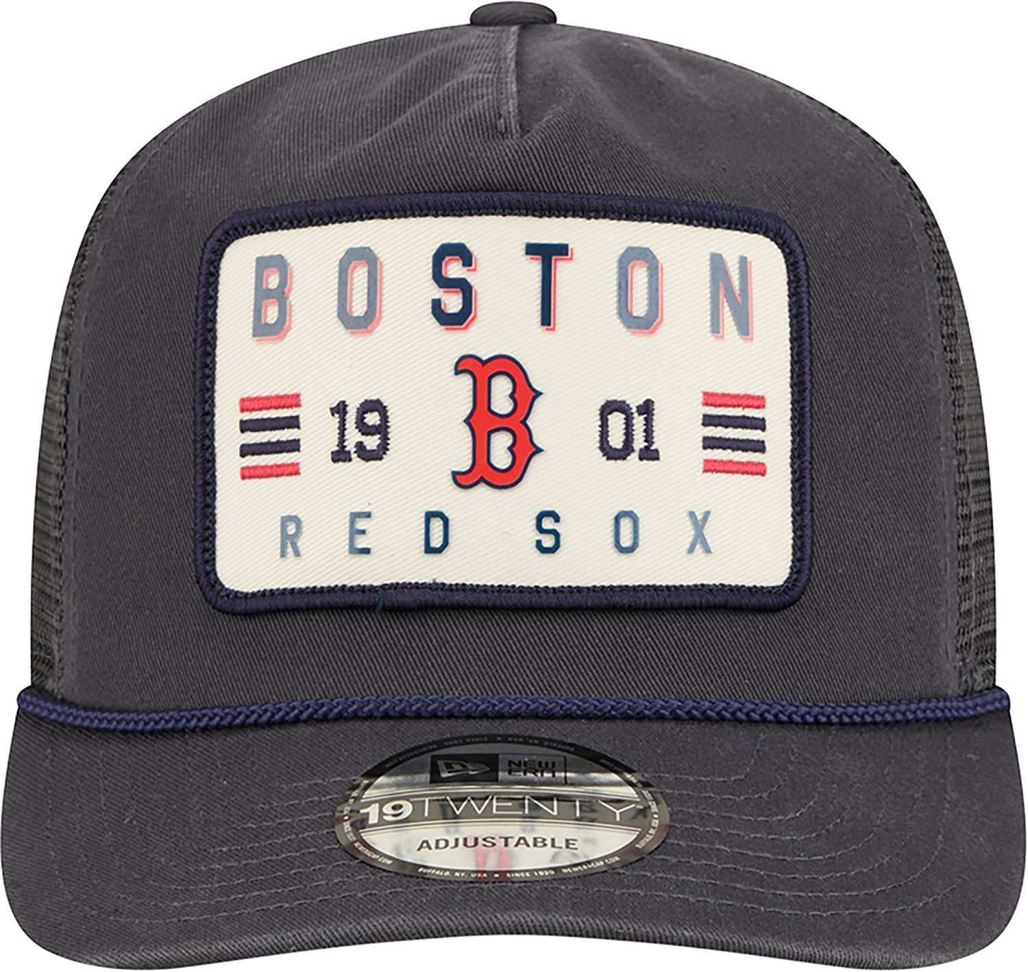 New Era Men's Boston Red Sox Washed 19TWENTY Rope Golfer Cap - view number 2