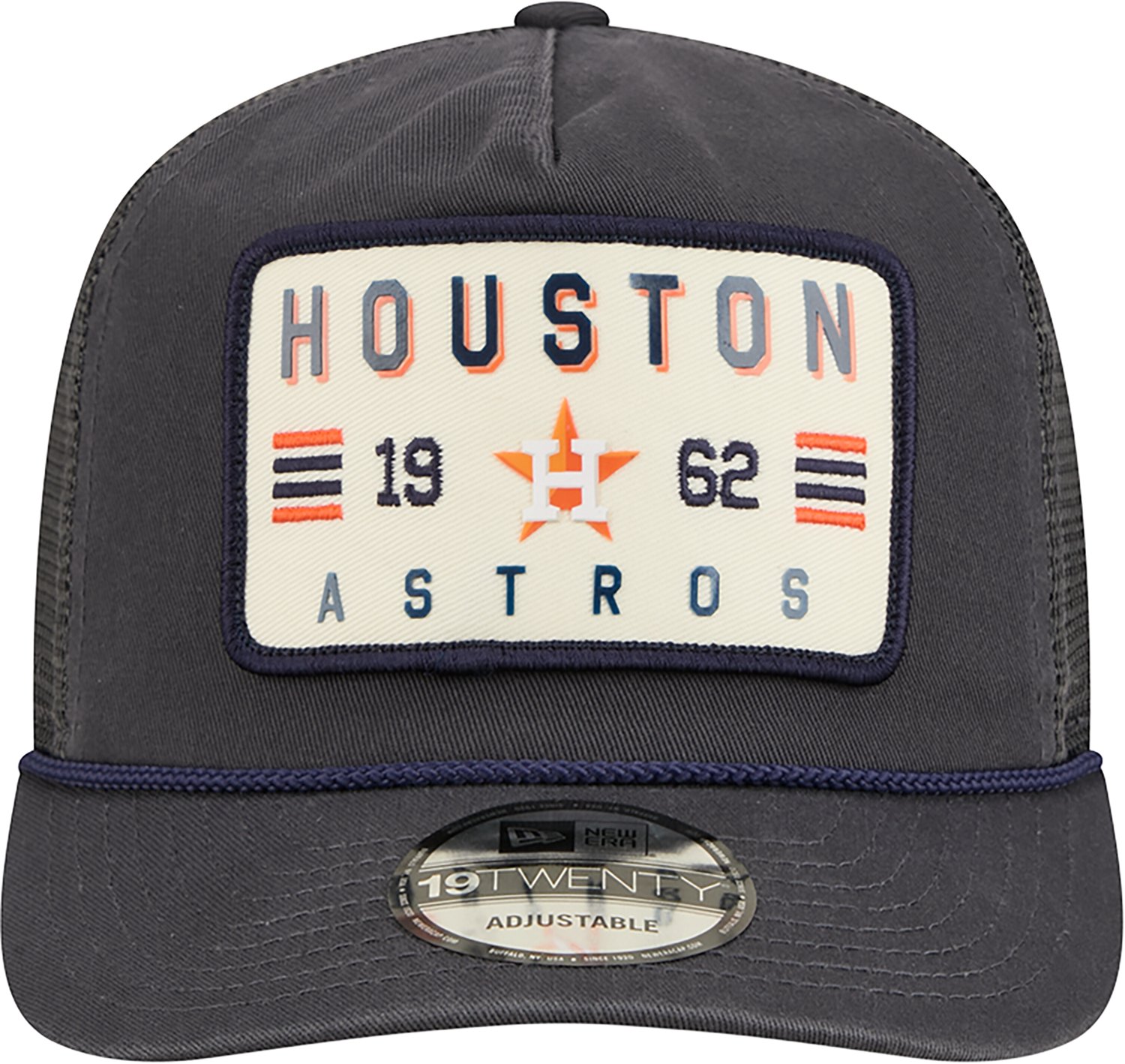 New Era Men's Houston Astros Washed 19TWENTY Rope Golfer Cap - view number 2