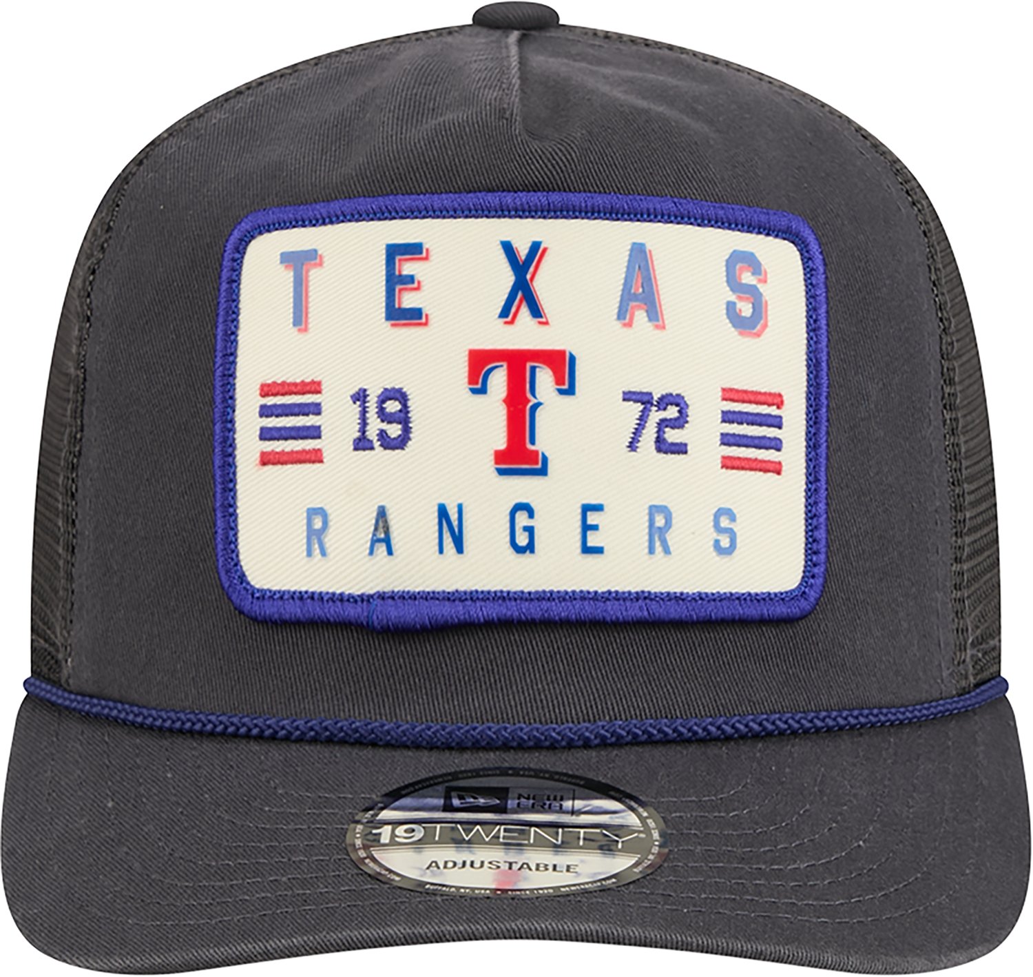 New Era Men's Texas Rangers Washed 19TWENTY Rope Golfer Cap - view number 2