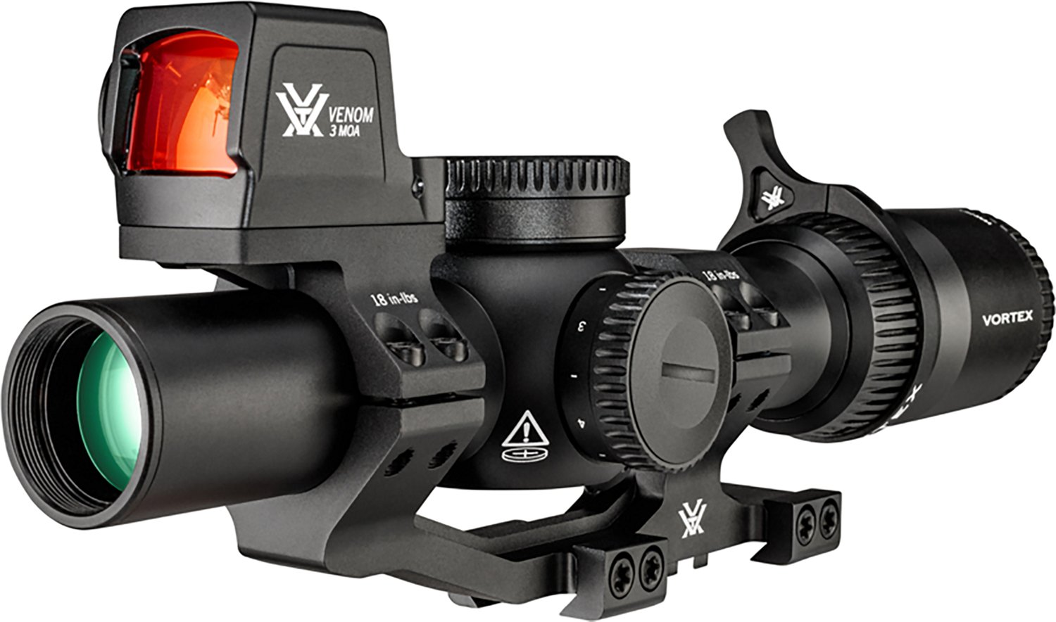 Vortex Venom 1 - 6 x 24 LPVO Riflescope, Red Dot and Sport Mount Bundle - view number 2