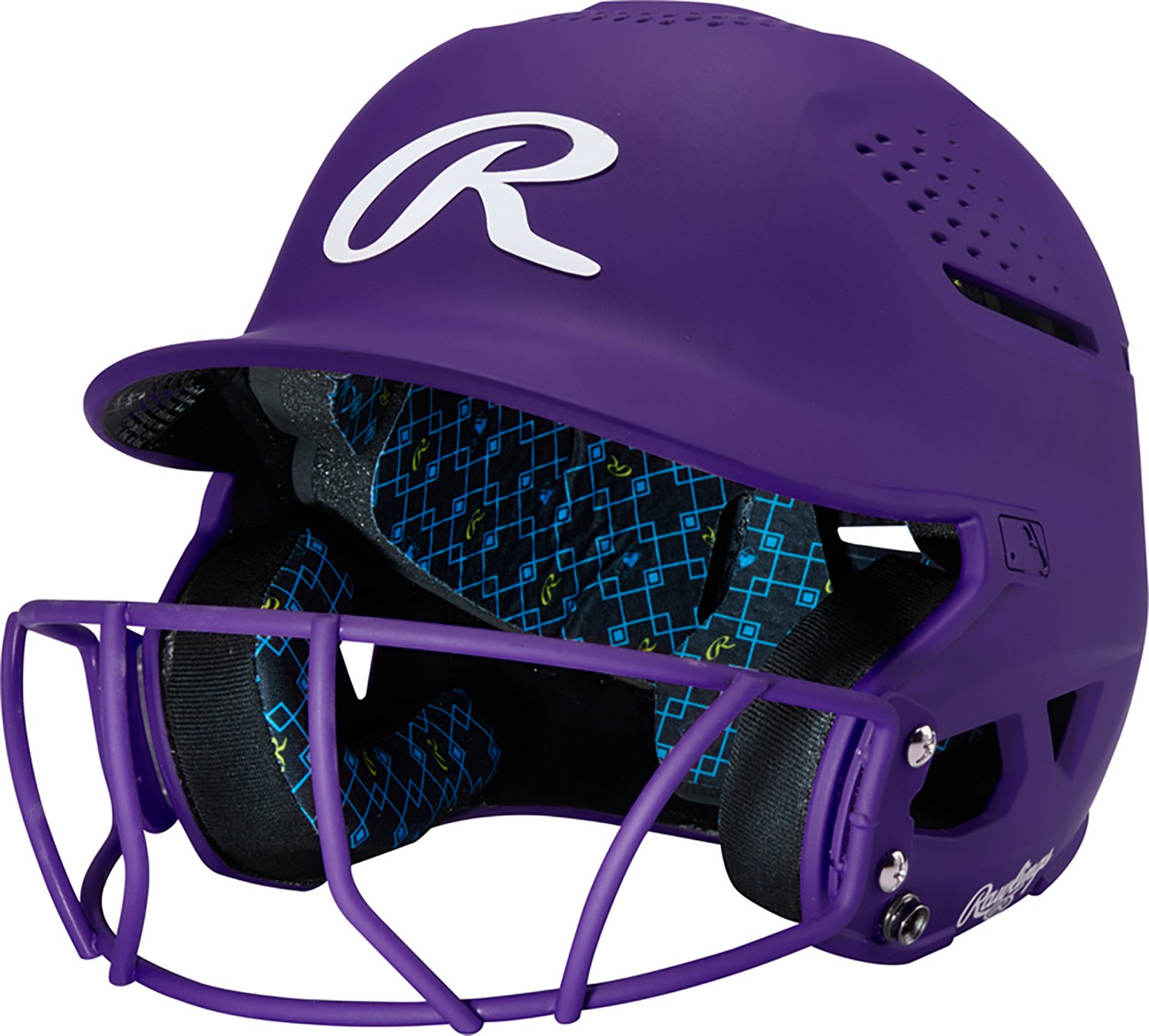 Rawlings Adults' RX2 1 Tone Matte Helmet - view number 5