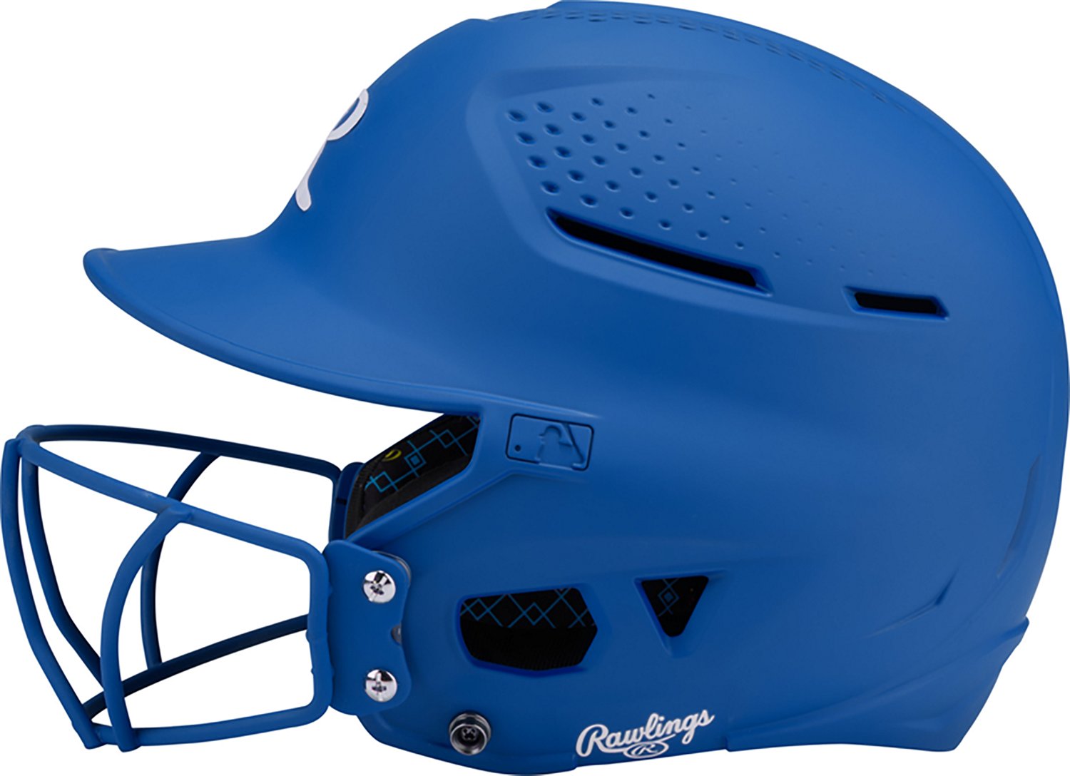 Rawlings Kids' RX2 1 Tone Matte Helmet with Softball Cage - view number 3
