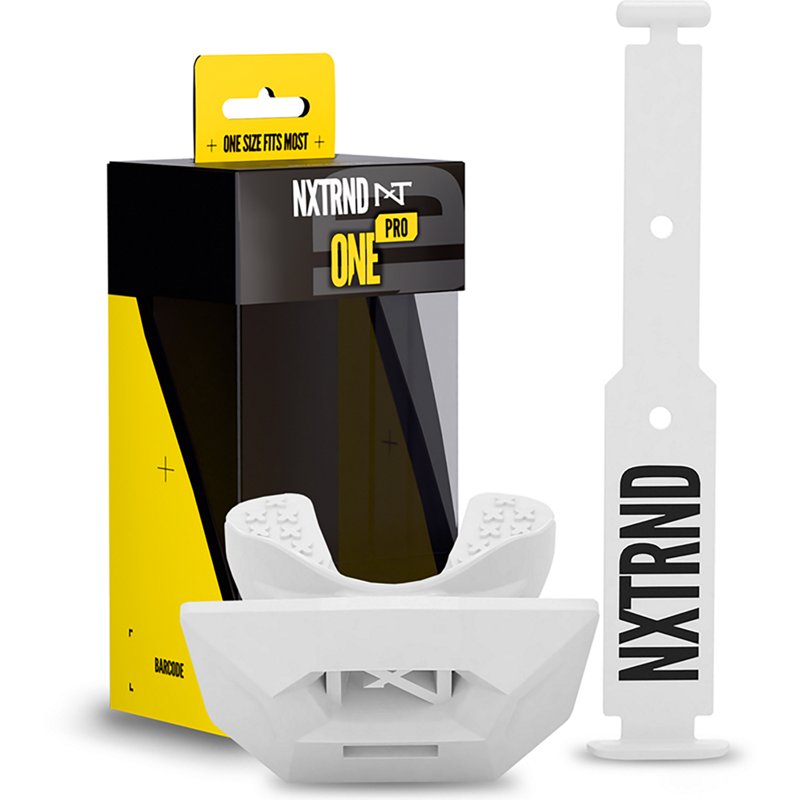 NXTRND One Pro Football Lip Guard, Kids, White