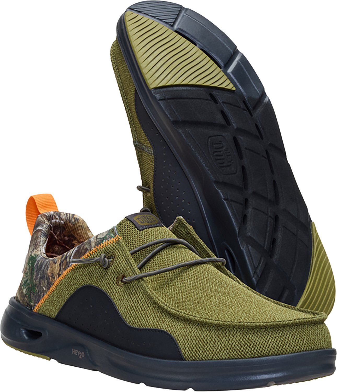 HEYDUDE Men's Wally Hey2O Realtree Edge Boat Shoes - view number 6