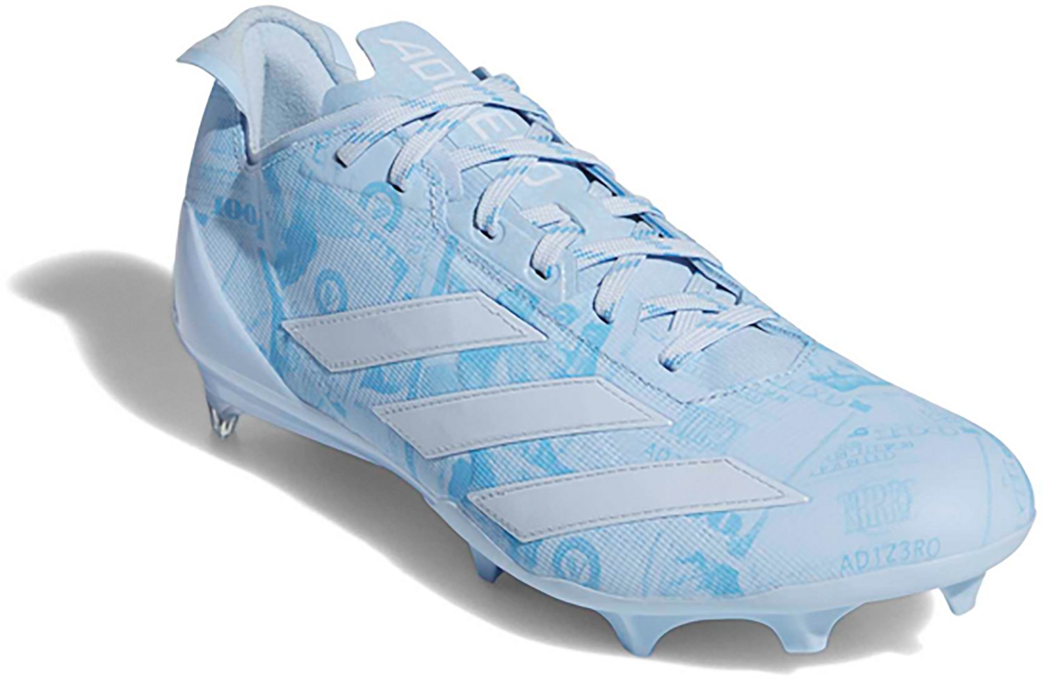 adidas Adults' adiZero Electric II American Football Cleats - view number 3