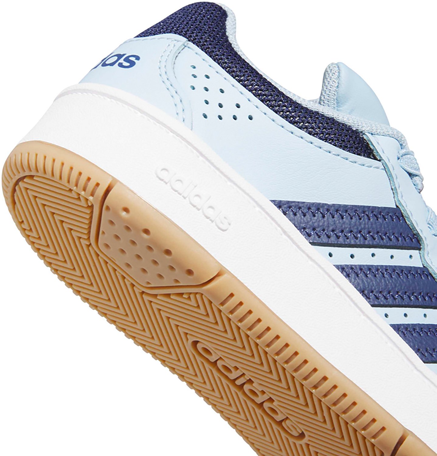 adidas Kids' Hoops Classic Elastic Lace Sportswear Shoes - view number 8